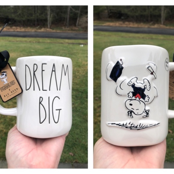 Rae Dunn Other - NWT Rae Dunn Peanuts Snoopy "Dream Big" Graduate Graduation Mug